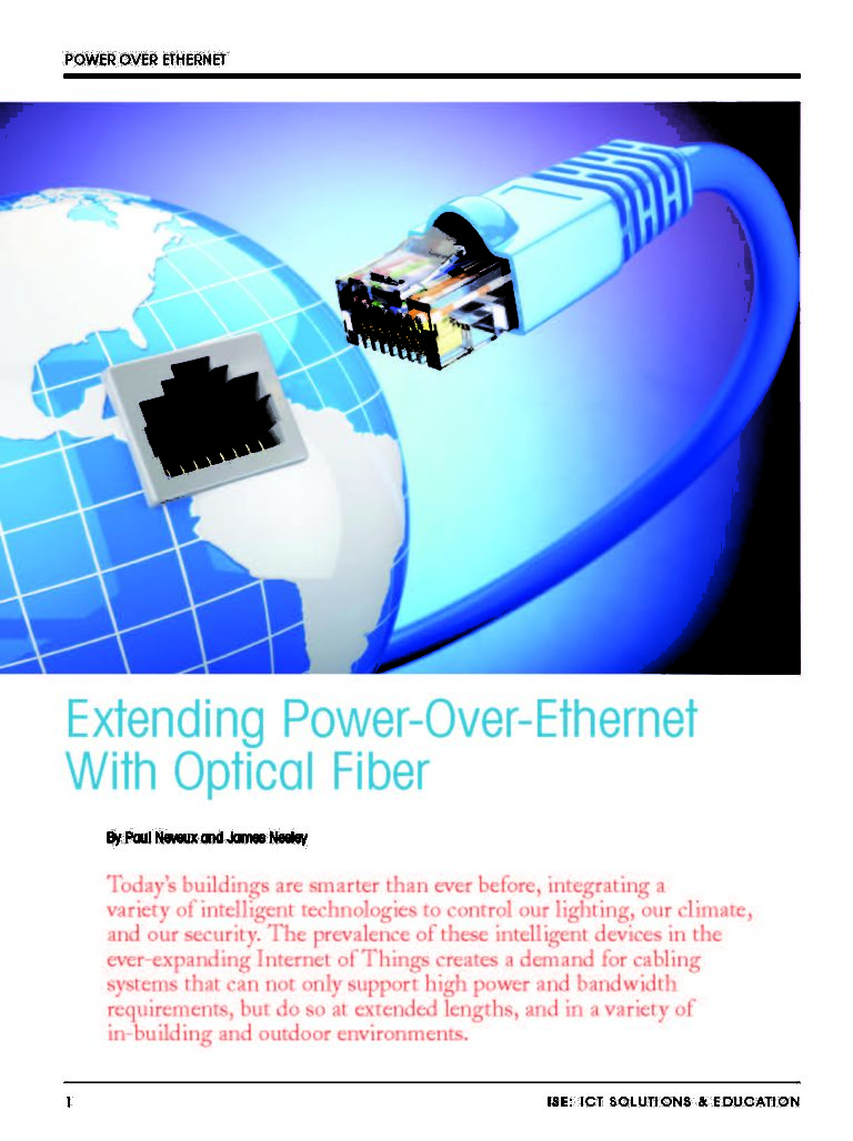 ISE Magazine: The Power of PoE